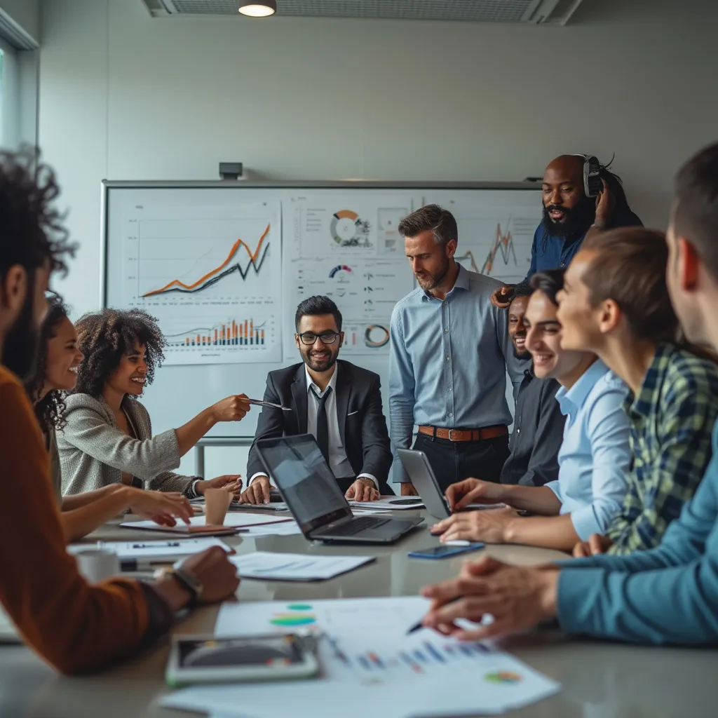 Equipo de ConsultoríaPro en una reunión estratégica